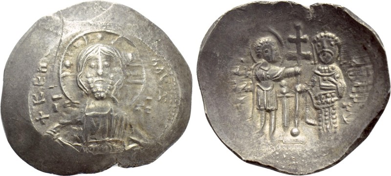 ALEXIUS I COMNENUS (1081-1118). AR Histamenon Nomisma. Thessalonica.

Obv: + K...