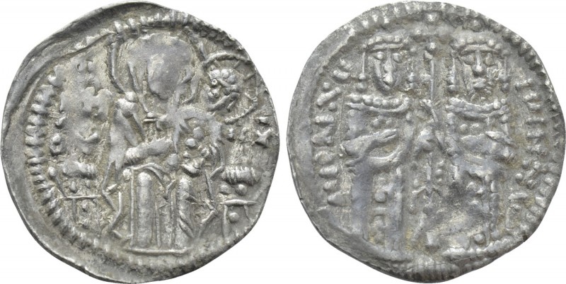 JOHN V PALAEOLOGUS with JOHN VI PALAEOLOGUS (1347-1353). Basilikon. Constantinop...