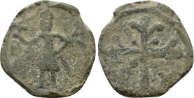 CRUSADERS. Edessa. Baldwin II (Second reign, 1108-1118). Follis.