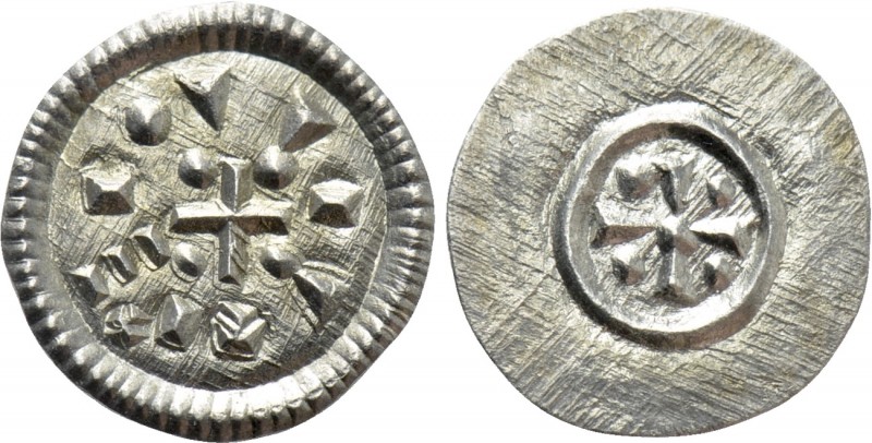 HUNGARY. Geza II (1141-1162). Denar. 

Obv: Short cross, with pellet in each a...