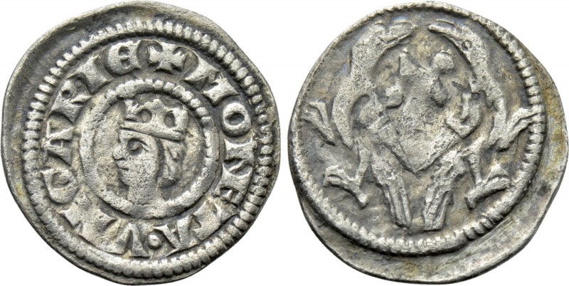 HUNGARY. Stephen V (V. István) (1270-1272). Denar. 

Obv: + MONETA VNGARIE. 
...