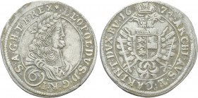 AUSTRIA. Holy Roman Empire. Leopold I. (1657-1705). 6 Kreuzer (1674). St. Veit.