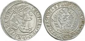 AUSTRIA. Holy Roman Empire. Leopold I (Emperor, 1658-1705). 6 Kreuzer (1692 NB-PO). Nagybánya.