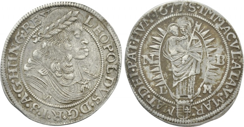 AUSTRIA. Holy Roman Empire. Leopold I (Emperor, 1658-1705). 6 Kreuzer. Nagybánya...