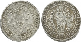 AUSTRIA. Holy Roman Empire. Leopold I (Emperor, 1658-1705). 6 Kreuzer. Nagybánya.