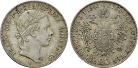 AUSTRIA. Franz Joseph I (1848-1916). 20 Kreuzer (1856). Kremnitz.