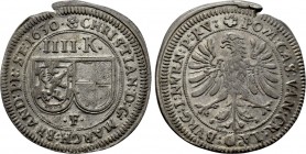 GERMANY. Brandenburg-Bayreuth. Christian (1603-1655). 4 Kreuzer (1630-F). Fürth.