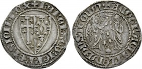 ITALY. Naples. Charles II of Anjou  (1285-1309). AR Saluto d’argento.