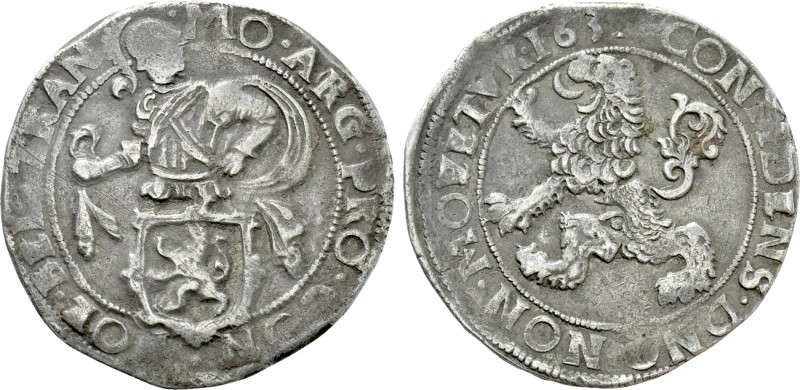 NETHERLANDS. Lion Dollar or Leeuwendaalder (1637). Overijssel. 

Obv: MO ARG P...