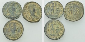 3 Maiorinae of Constantius II and Constans.