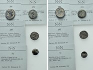 4 Greek and Roman Coins; Alexander, Antioch etc.