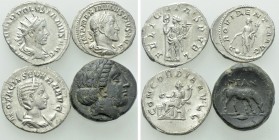 4 Roman and Greek Coins; Maximinus Thrax, Volusian, Neandreia etc.