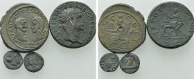 4 Ancient Coins; Trajan, Prokonnesos etc.