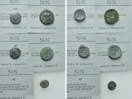 5 Greek Coins; Philadelphia, Alexander etc.