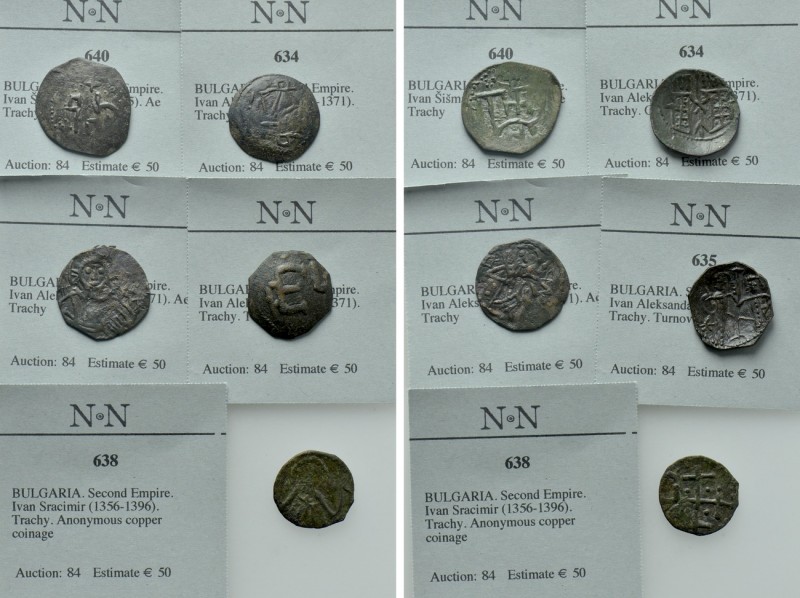 5 BULGARIAN Coins.

Obv: .
Rev: .

.

Condition: .

Weight: g.
Diamete...