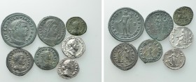 7 Roman Coins; Vetranio, Vespasian etc.