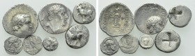 7 Greek Coins.