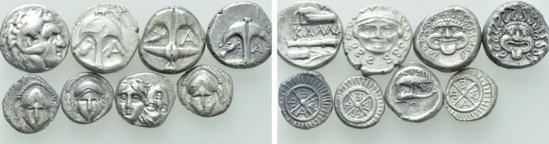 8 Greek Coins; Kallatis, Mesambria etc. 

Obv: .
Rev: .

. 

Condition: S...