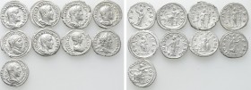 9 Denarii; Plautilla, Maximinus Thrax etc.