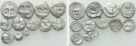 12 Greek Coins; Istros, Mesambria etc.