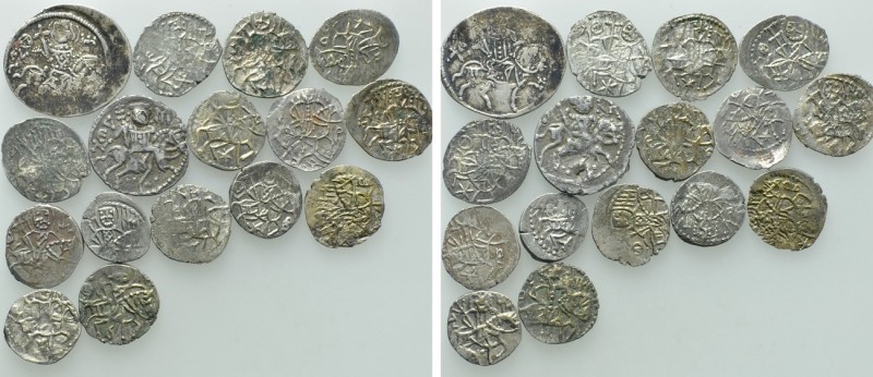 16 Late Byzantine Silver Coins of the Palaeologean Dynasty. 

Obv: .
Rev: .
...