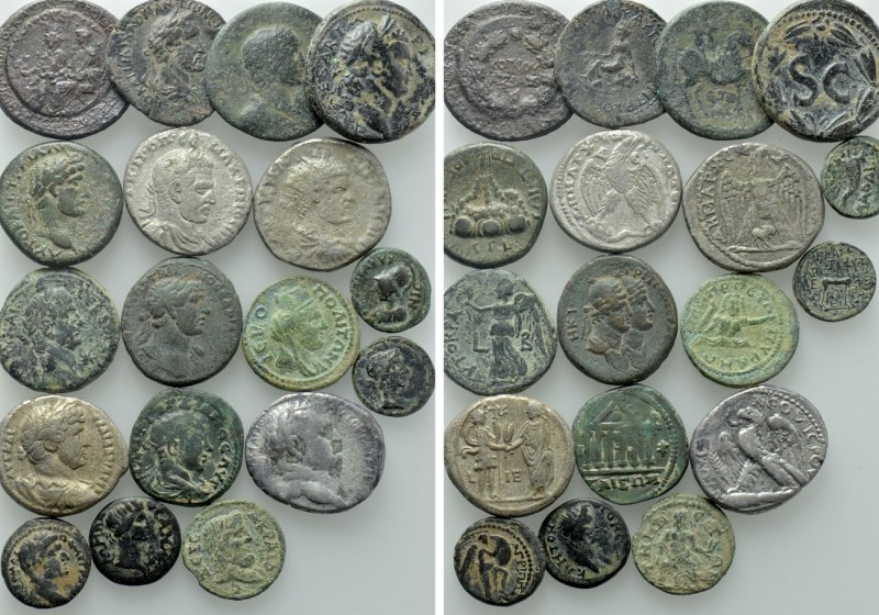 18 Roman Provincial Coins; Alexandria, Judaea etc. 

Obv: .
Rev: .

. 

C...