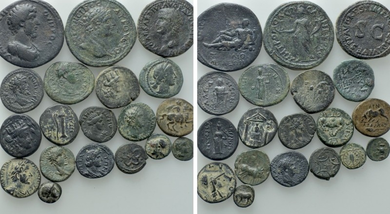 19 Coins: Greek, Roman and Ottoman. 

Obv: .
Rev: .

. 

Condition: See p...