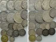 19 Coins of Franz Joseph I of Austria and Hungary.