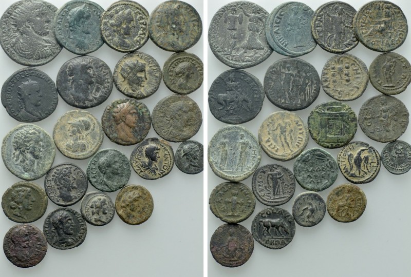 21 Roman Provincial Coins. 

Obv: .
Rev: .

. 

Condition: See picture.
...