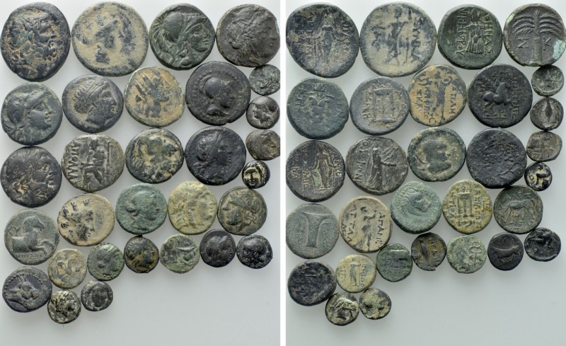 30 Greek Coins. 

Obv: .
Rev: .

. 

Condition: See picture.

Weight: g...