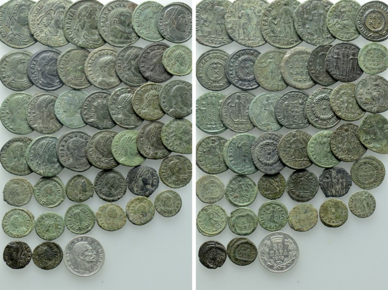 42 Late Roman and Modern Coins.

Obv: .
Rev: .

.

Condition: See picture...