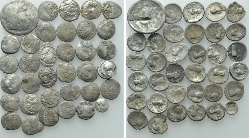 Circa 35 Celtic Coins.

Obv: .
Rev: .

.

Condition: See picture.

Weig...