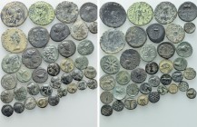 37 Greek and Roman Coins.