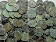 Circa 55 Ancient Coins; Roman Provincial, Greek etc.