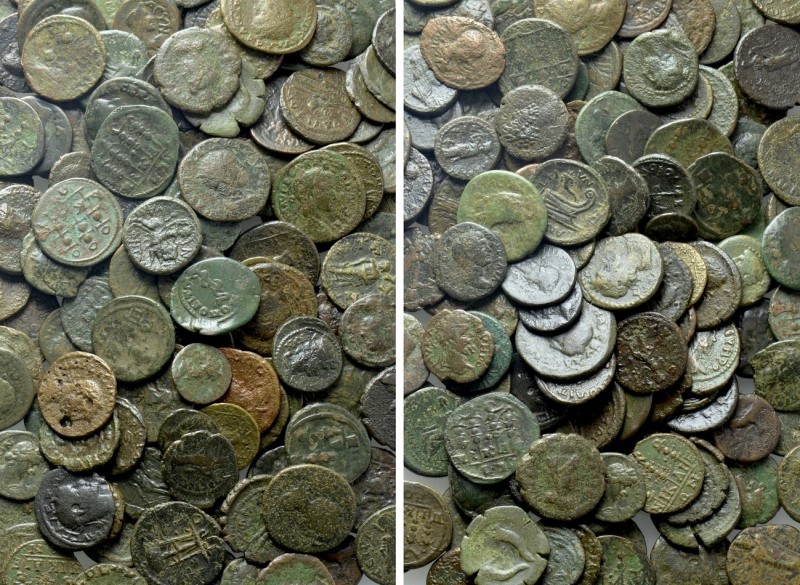 Circa 160 Roman Provincial Coins. 

Obv: .
Rev: .

. 

Condition: See pic...