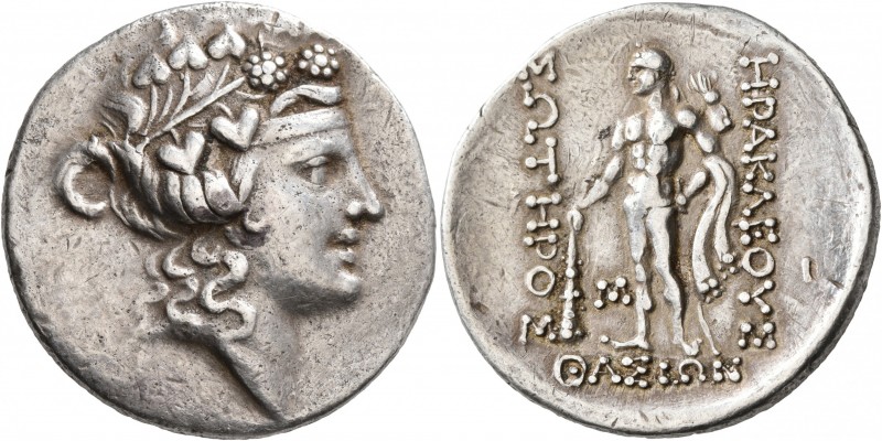 ISLANDS OFF THRACE, Thasos. Circa 168/7-148 BC. Tetradrachm (Silver, 32 mm, 17.0...