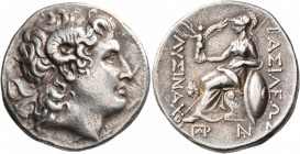 KINGS OF THRACE. Lysimachos, 305-281 BC. Tetradrachm (Silver, 29 mm, 17.24 g, 12 h), Lysimacheia, circa 280-270. Diademed head of Alexander the Great ...