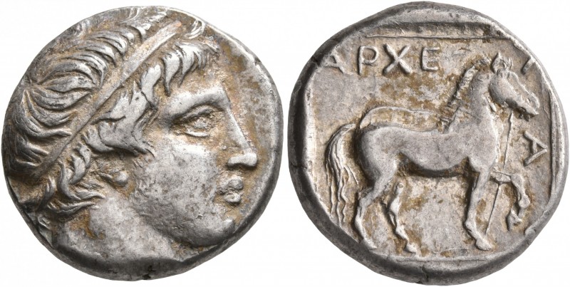 KINGS OF MACEDON. Archelaos Philopatris Ktistes, 413-400/399 BC. Stater (Silver,...