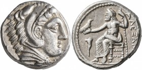 KINGS OF MACEDON. Alexander III ‘the Great’, 336-323 BC. Tetradrachm (Silver, 24 mm, 17.27 g, 1 h), Amphipolis, struck under Antipater, circa 325-323/...