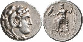 KINGS OF MACEDON. Alexander III ‘the Great’, 336-323 BC. Tetradrachm (Silver, 26 mm, 17.19 g, 3 h), Arados, struck under Menes or Laomedon, 324/3-320....