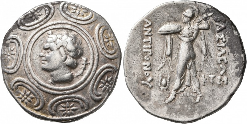 KINGS OF MACEDON. Antigonos II Gonatas, 277/6-239 BC. Tetradrachm (Silver, 30 mm...