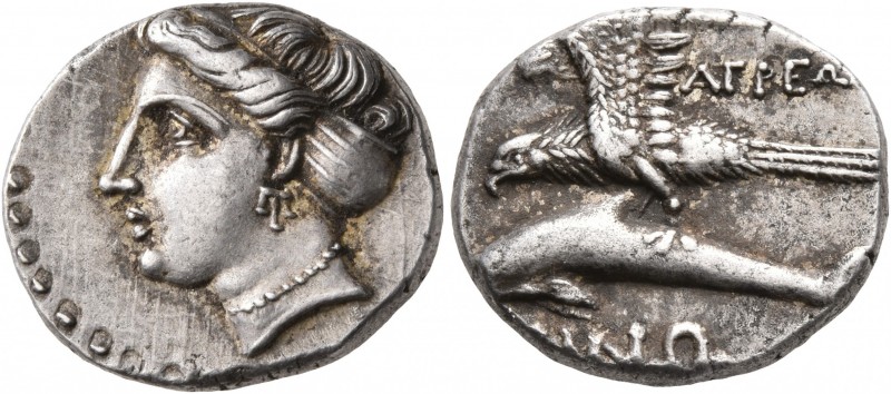 PAPHLAGONIA. Sinope. Circa 330-300 BC. Drachm (Silver, 18 mm, 5.00 g, 6 h), redu...