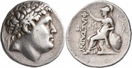 KINGS OF PERGAMON. Attalos I, 241-197 BC. Tetradrachm (Silver, 29 mm, 16.77 g, 12 h), Pergamon, circa 241-235. Laureate head of Philetairos to right. ...