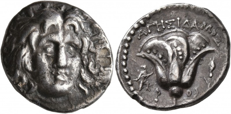 ISLANDS OFF CARIA, Rhodos. Rhodes. Circa 250-229 BC. Didrachm (Silver, 19 mm, 6....