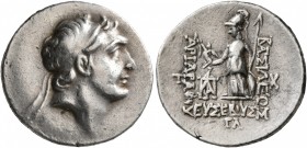 KINGS OF CAPPADOCIA. Ariarathes V Eusebes Philopator, circa 163-130 BC. Drachm (Silver, 19 mm, 4.15 g, 12 h), RY 33 = 131/0 BC. Diademed head of Ariar...