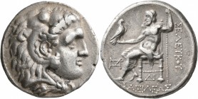 SELEUKID KINGS OF SYRIA. Seleukos I Nikator, 312-281 BC. Tetradrachm (Silver, 27 mm, 16.54 g, 12 h), Seleukeia on the Tigris I, circa 300-281. Head of...