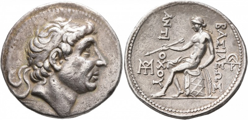 SELEUKID KINGS OF SYRIA. Antiochos I Soter, 281-261 BC. Tetradrachm (Silver, 29 ...