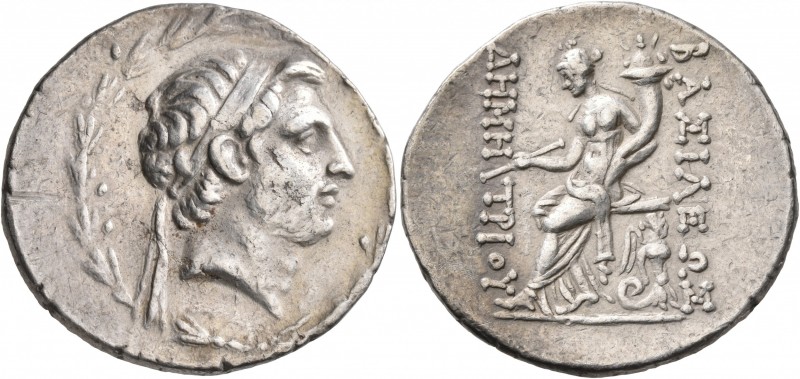 SELEUKID KINGS OF SYRIA. Demetrios I Soter, 162-150 BC. Tetradrachm (Silver, 30 ...