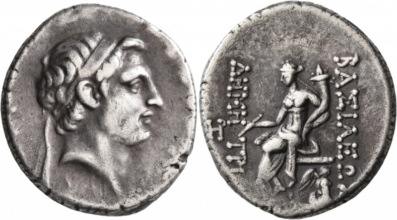 SELEUKID KINGS OF SYRIA. Demetrios I Soter, 162-150 BC. Tetradrachm (Silver, 29 ...