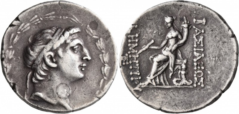 SELEUKID KINGS OF SYRIA. Demetrios I Soter, 162-150 BC. Tetradrachm (Silver, 32 ...